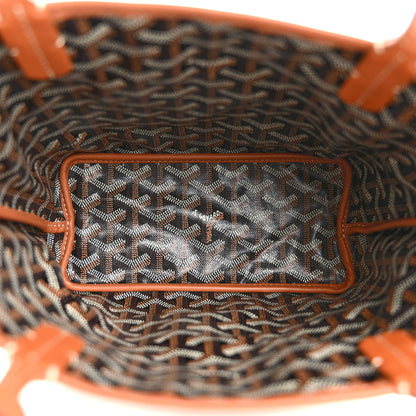 Goyard Goyardine Reversible Mini Anjou Black Gold 22 of 35