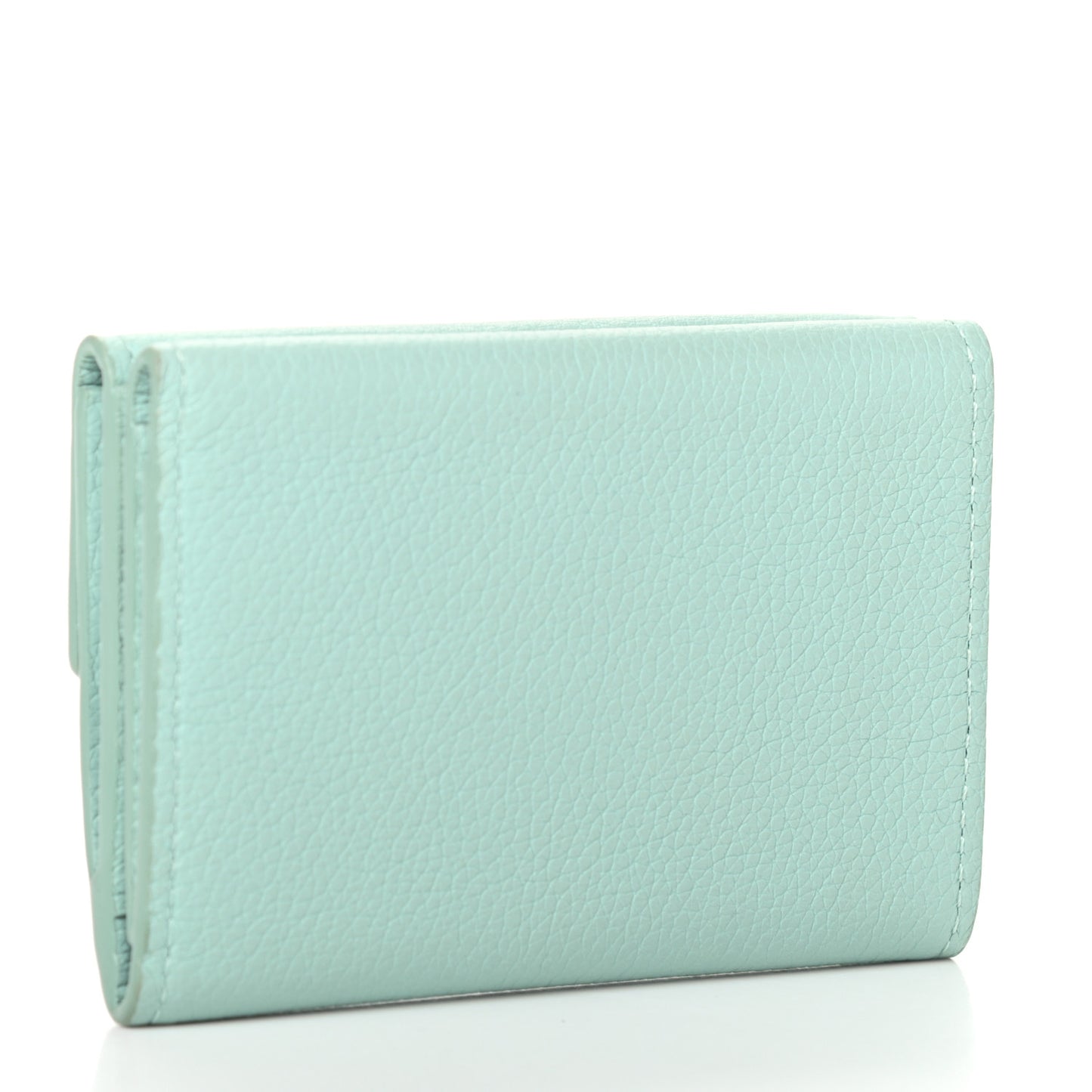 Calfskin Lockmini Wallet Menthe