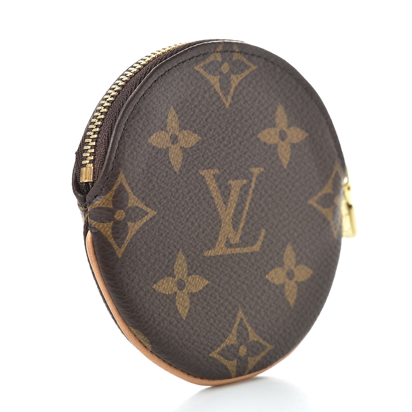 Monogram Round Coin Purse