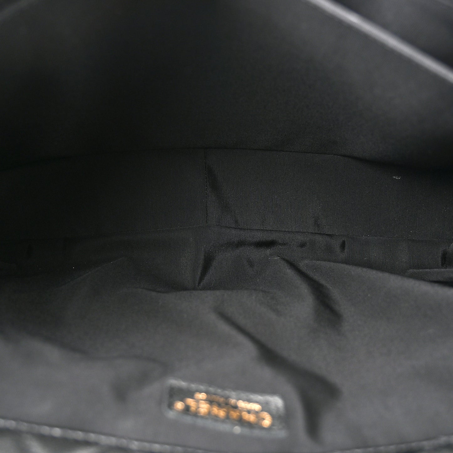 Calfskin Quilted XXL Travel Flap Bag Black