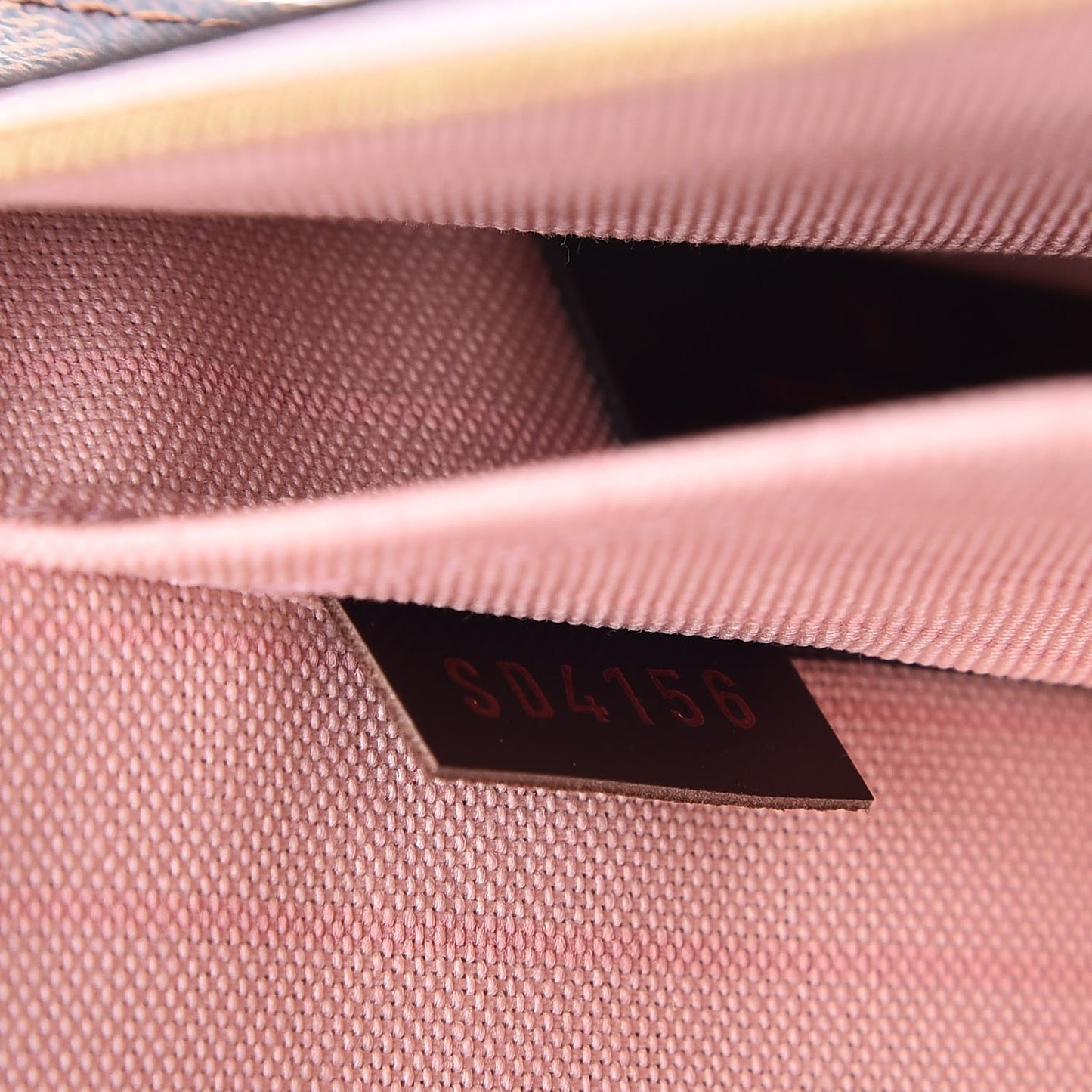 Damier Ebene Neverfull MM GM Pochette Rose Ballerine
