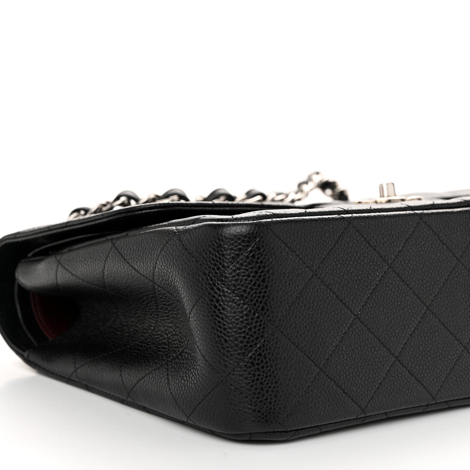 Chanel Caviar Quilted Jumbo Double Flap Black 8 of 11