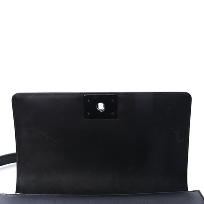 Chanel Calfskin Quilted Medium Boy Flap So Black 5 of 5