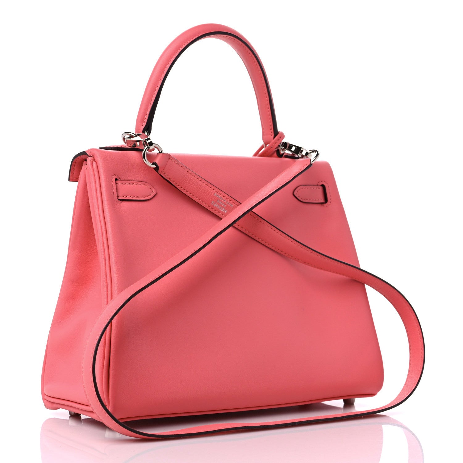Hermes Swift Kelly Retourne 25 Rose Azalee 3 of 12