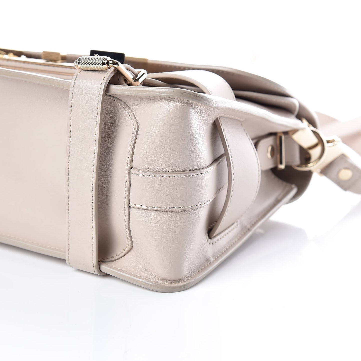 Calfskin PS11 Classic Shoulder Bag Canvas