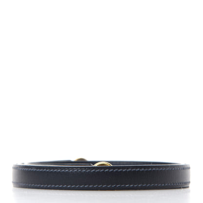 Hermes Box Kelly Shoulder Strap Bleu Marine 2 of 3