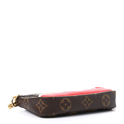 Louis Vuitton Monogram 2018 Christmas Animation Mini Cats Pochette Accessories 4 of 7