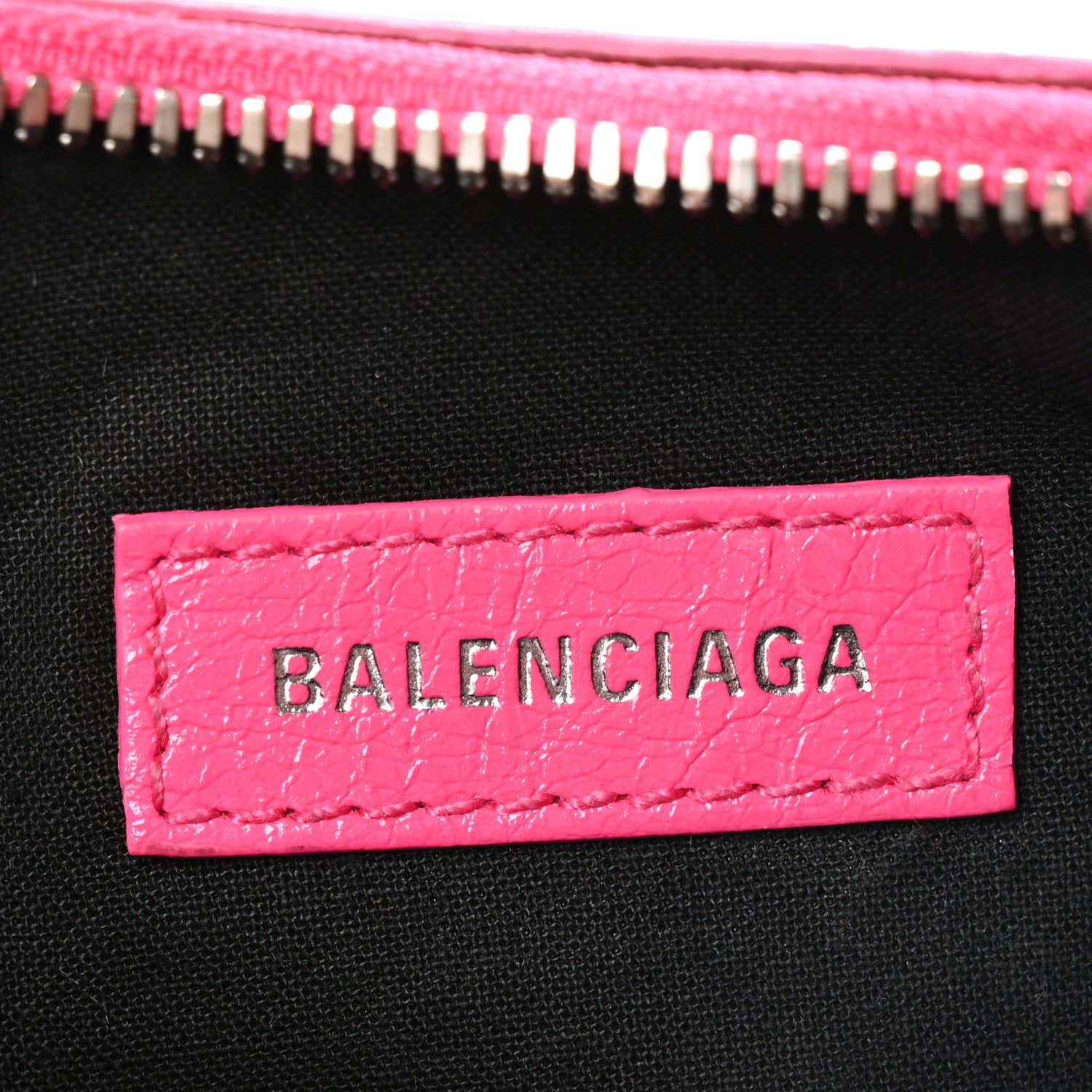 Balenciaga Agneau Arena Le Cagole Shoulder Bag XS Hot Pink 7 of 11