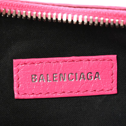 Balenciaga Agneau Arena Le Cagole Shoulder Bag XS Hot Pink 7 of 11