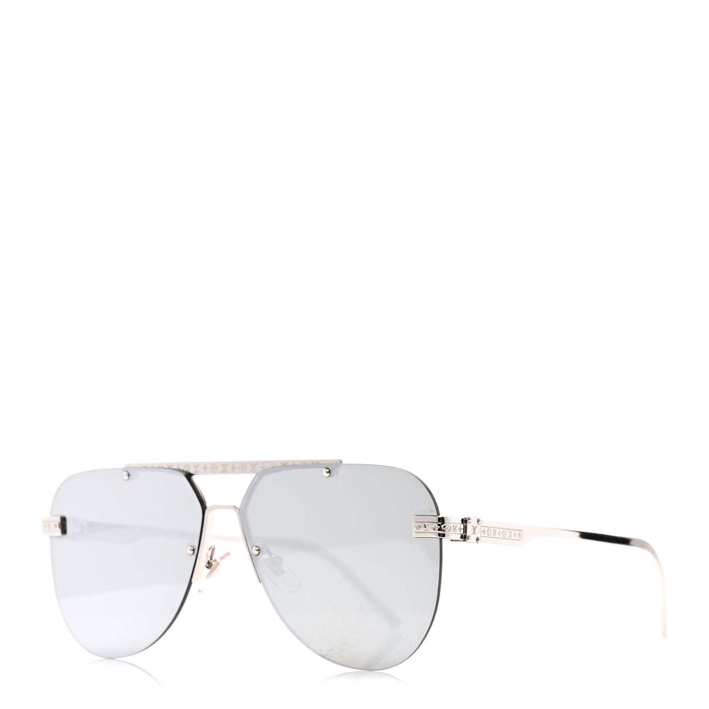 Metal LV Ash Sunglasses Z1262W SIlver