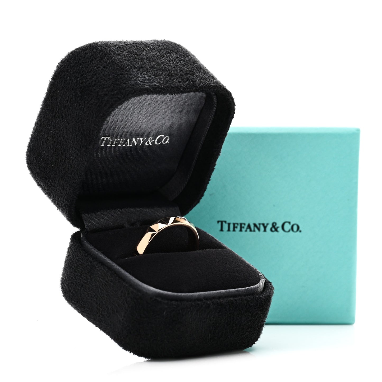 18K Rose Gold 4mm True Band Ring 58 8.5