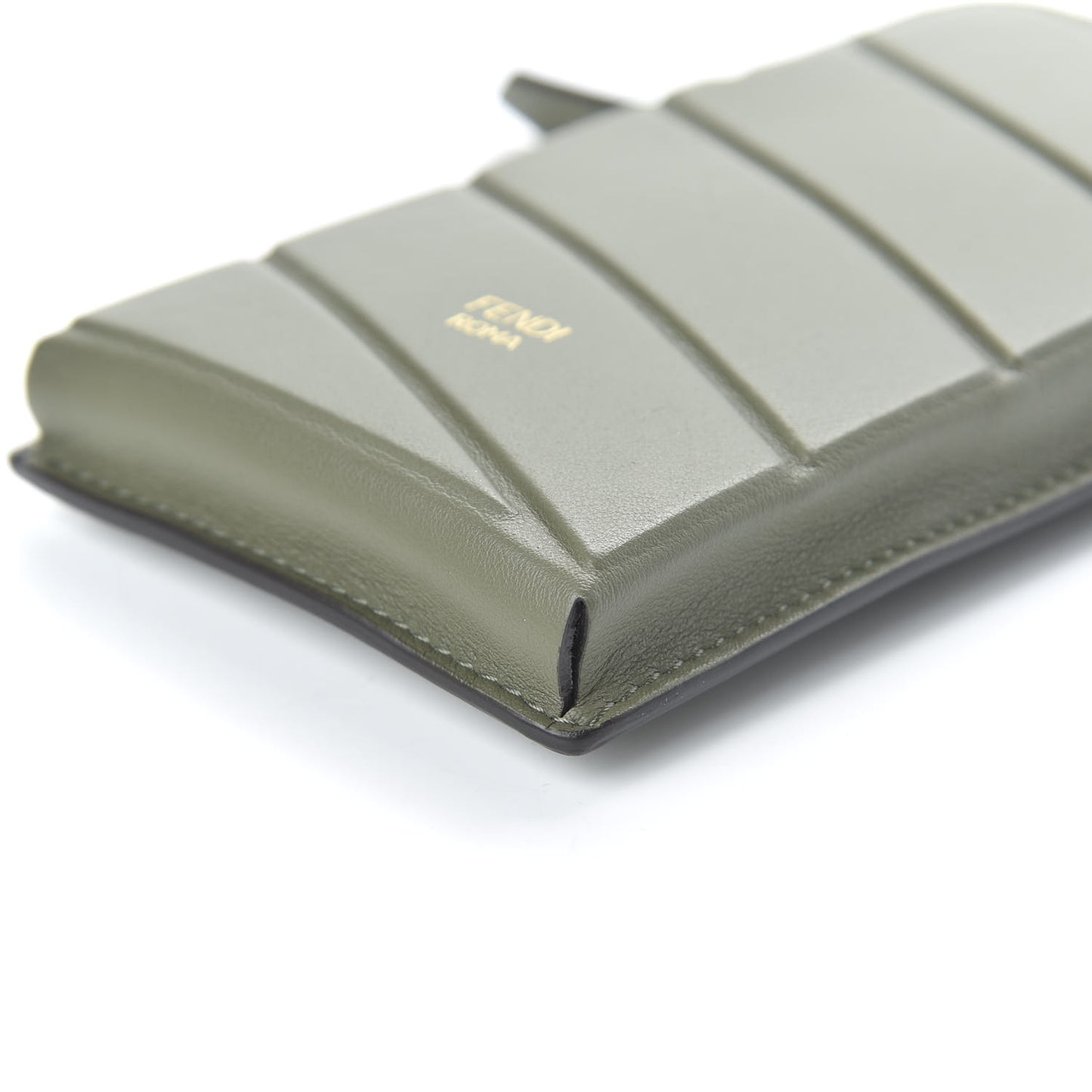 Vitello Grace Matte Cell Pocket Bag Strap Equatore