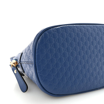 Gucci Soft Microguccissima Mini Dome Bag Blue 9 of 10