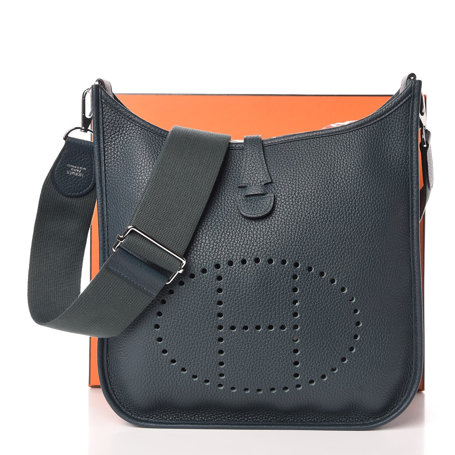 Hermes Taurillon Clemence Evelyne III PM Colvert 11 of 11