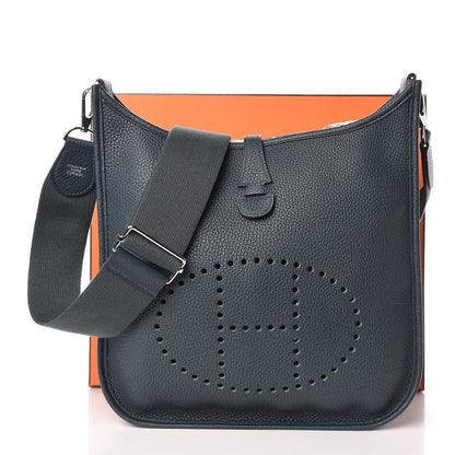 Hermes Taurillon Clemence Evelyne III PM Colvert 11 of 11