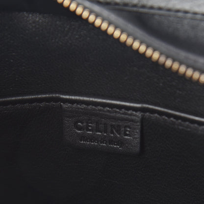 Celine Drummed Calfskin Nubuck Nano Tri-Color Luggage Ruby 5 of 8