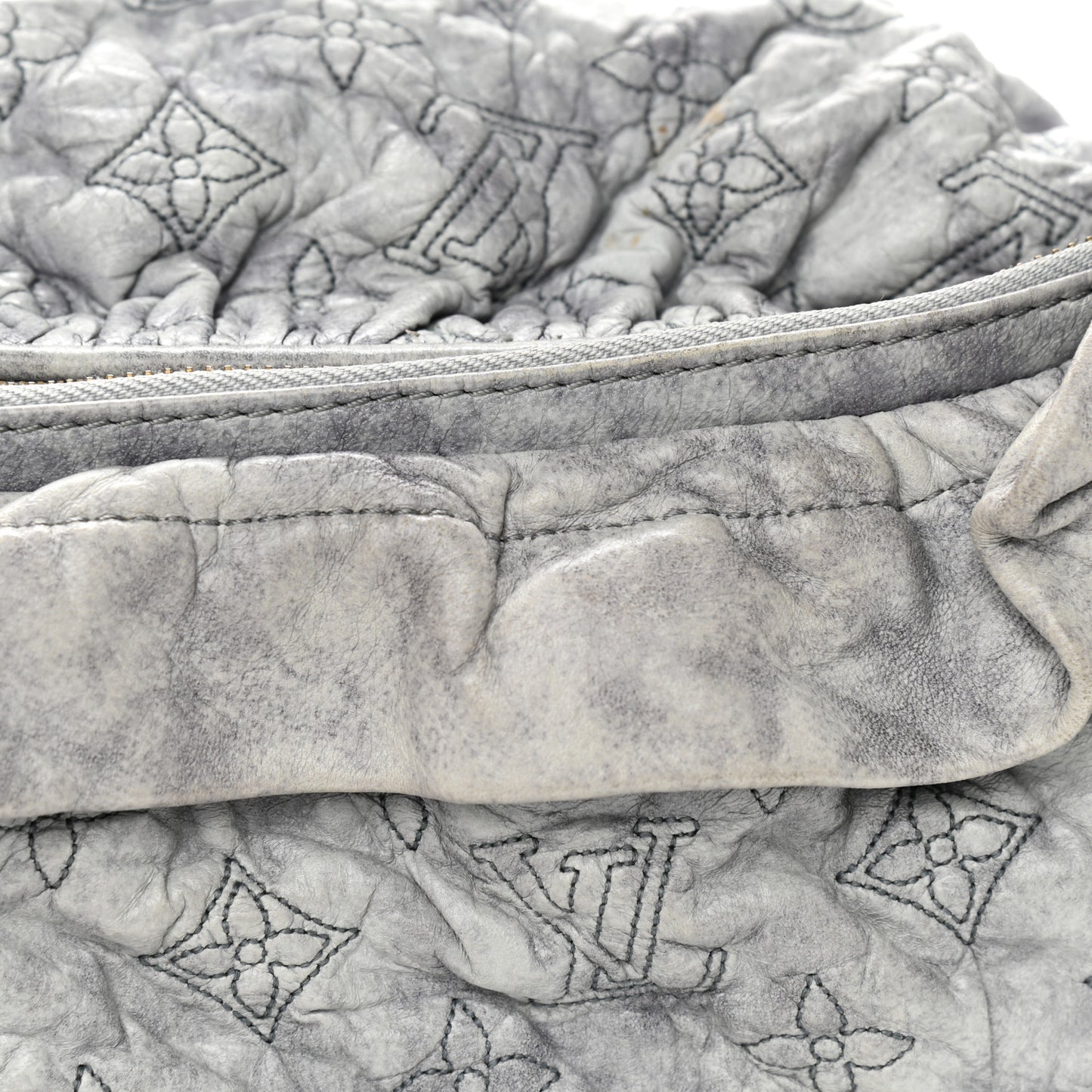 Lambskin Olympe Nimbus GM Gris Perle