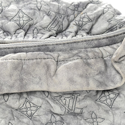 Louis Vuitton Lambskin Olympe Nimbus GM Gris Perle 14 of 17