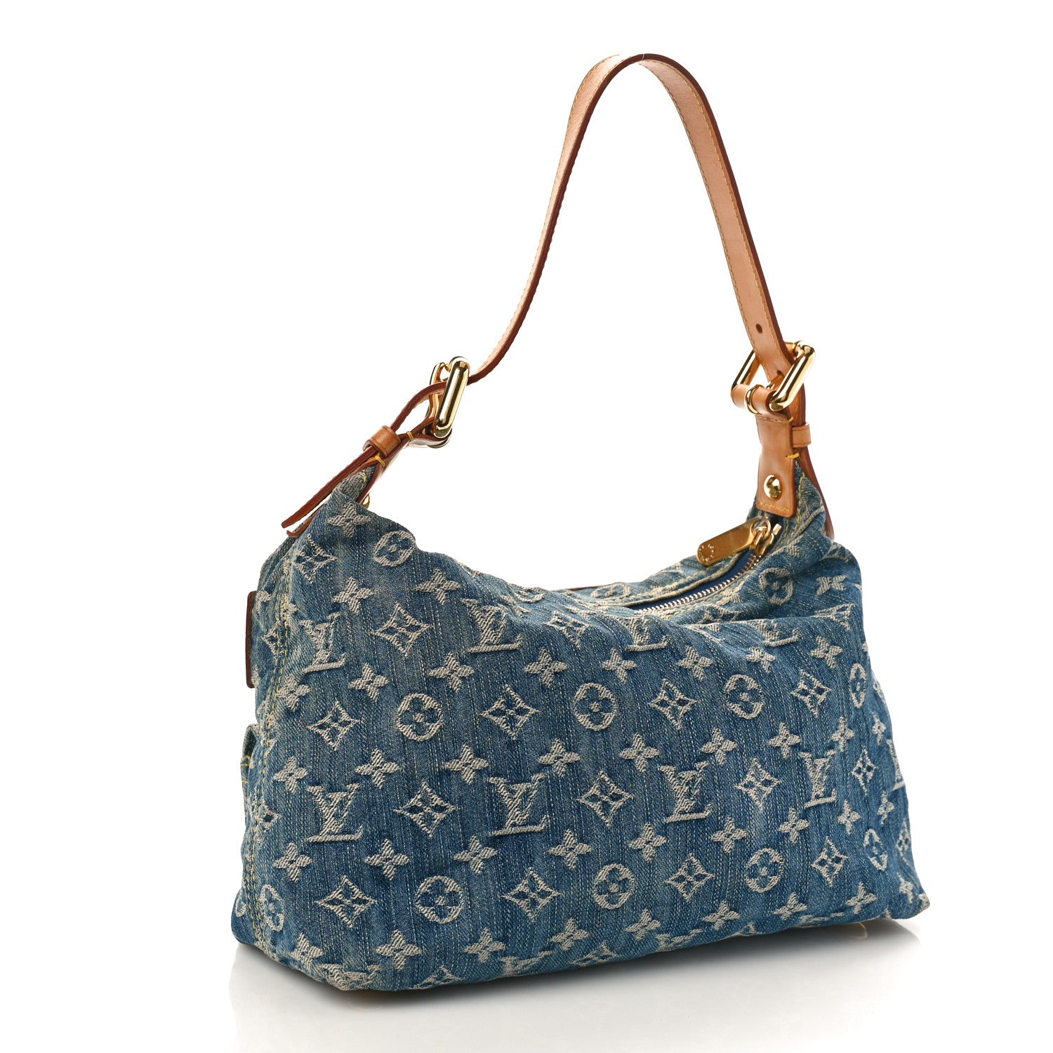 Louis Vuitton Monogram Denim Baggy PM Blue 2 of 8