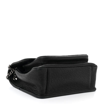 Saint Laurent Grained Lambskin Monogram Baby Niki Chain Satchel Black 4 of 10