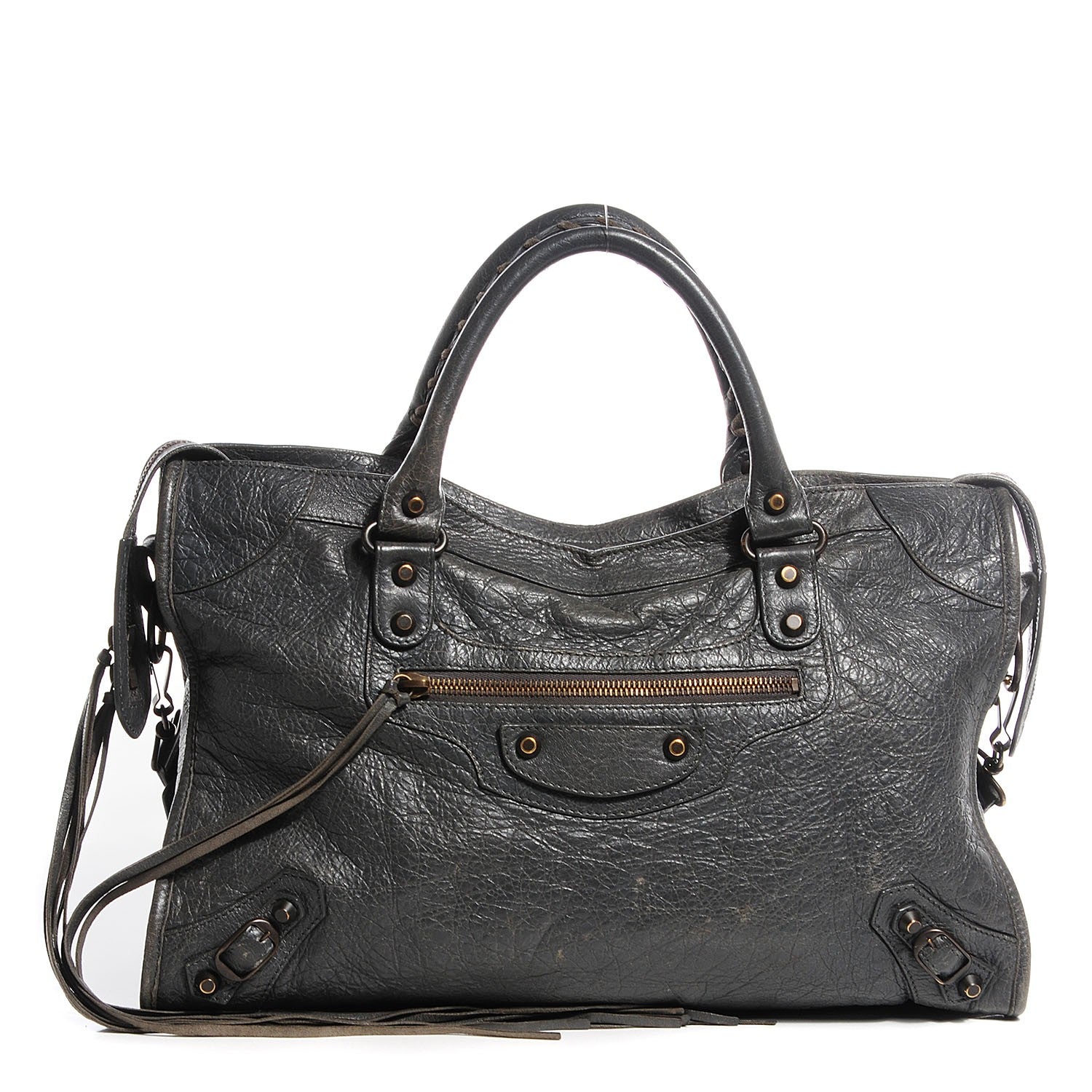 Balenciaga Agneau Classic Hardware City Gris Tarmac 1 of 11