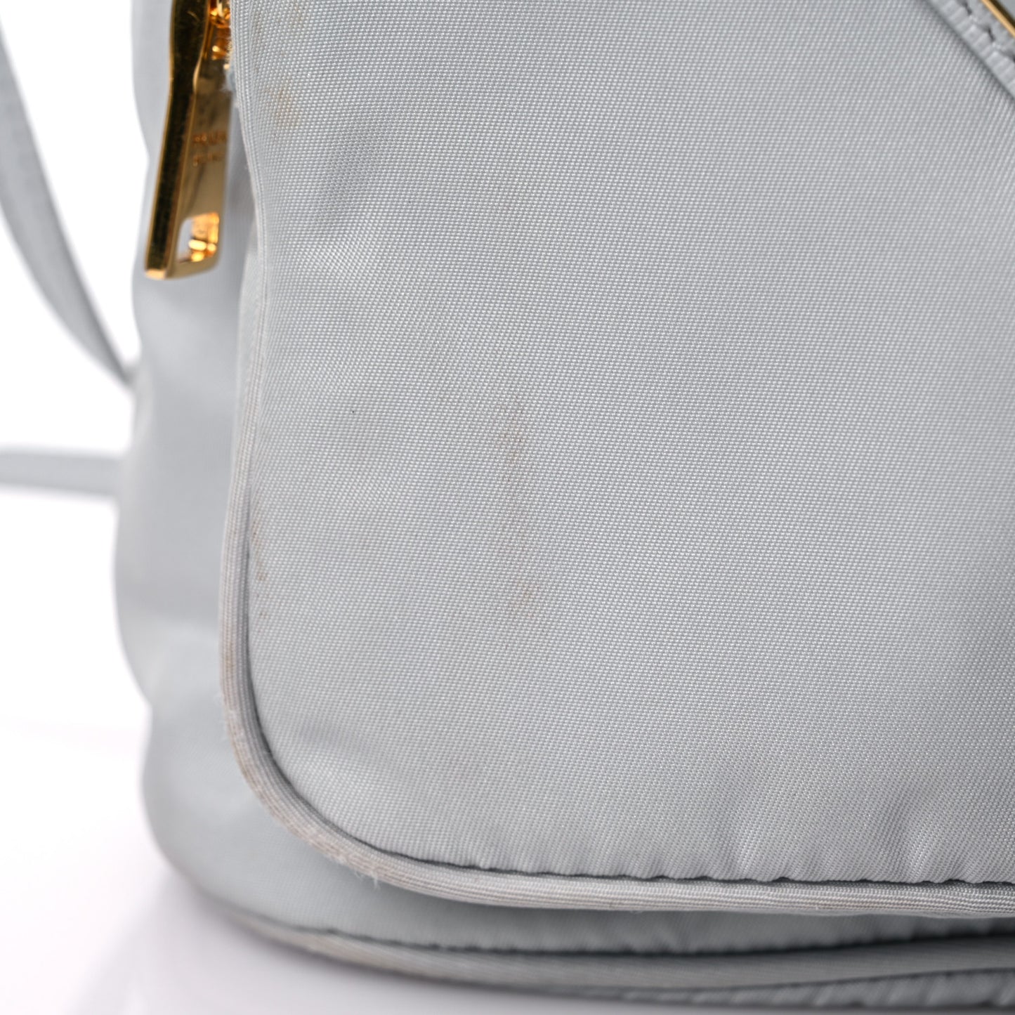 Re-Nylon Saffiano Duet Bucket Crossbody Bag Fiordaliso
