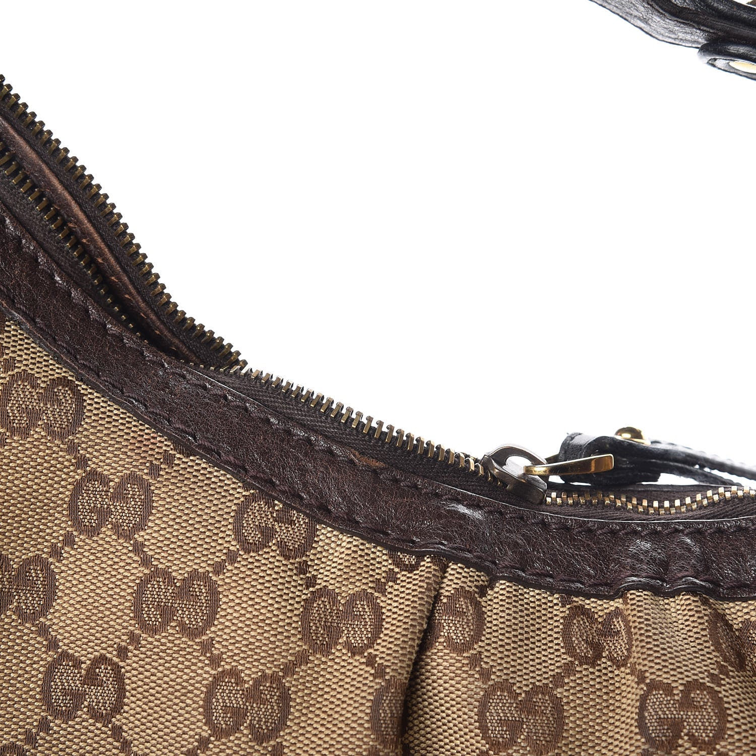 Gucci Monogram Medium Interlocking Hobo Dark Brown 13 of 13