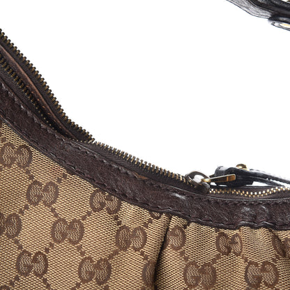 Gucci Monogram Medium Interlocking Hobo Dark Brown 13 of 13