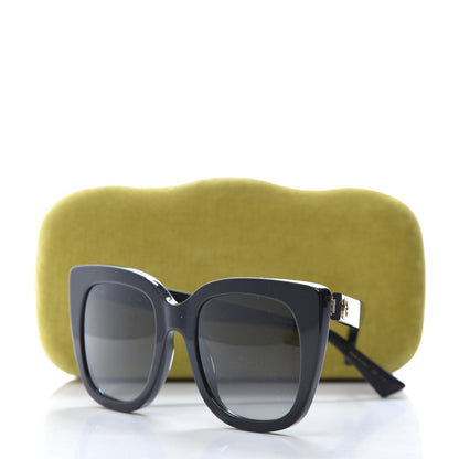 Gucci Cat Eye GG0163S Sunglasses Black 8 of 8