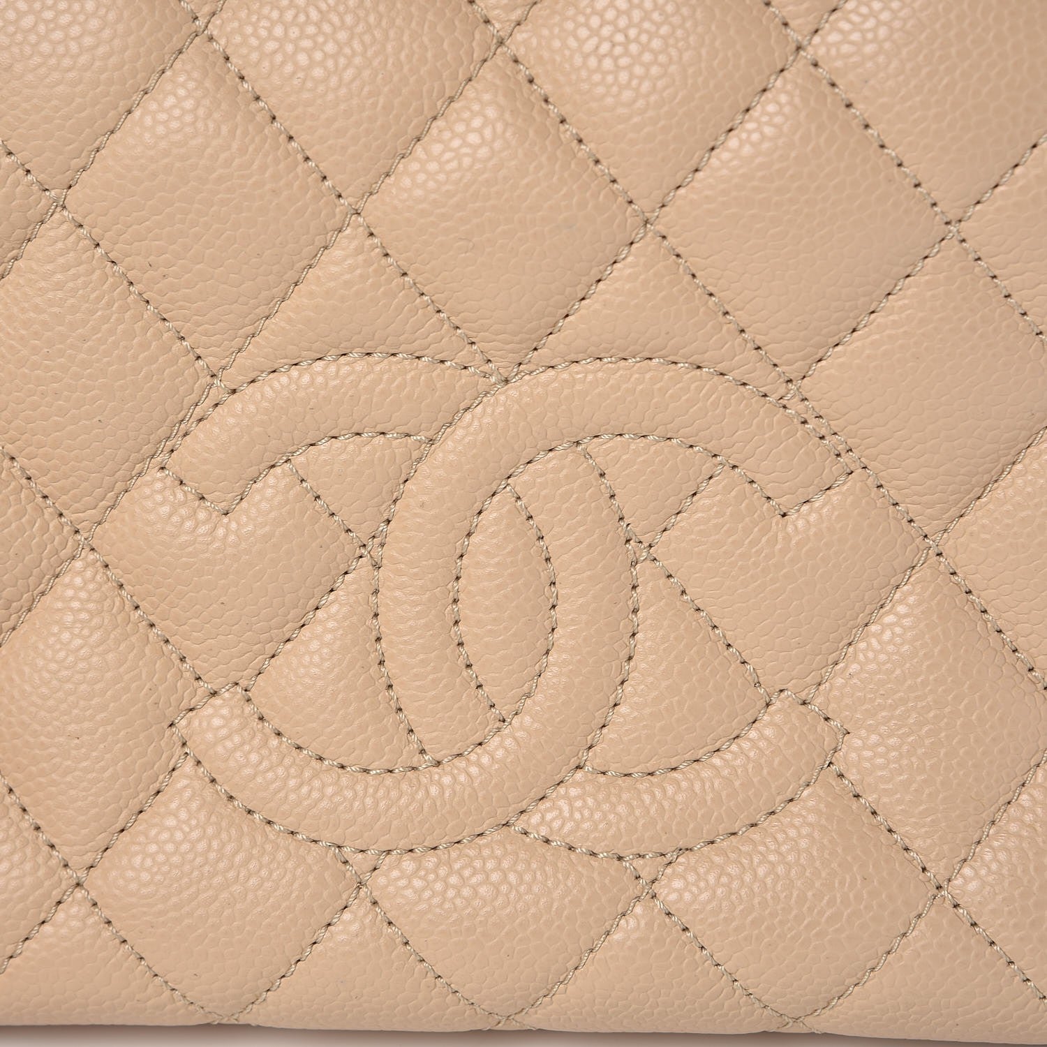 Chanel Caviar Quilted Petit Timeless Tote PTT Beige 8 of 10