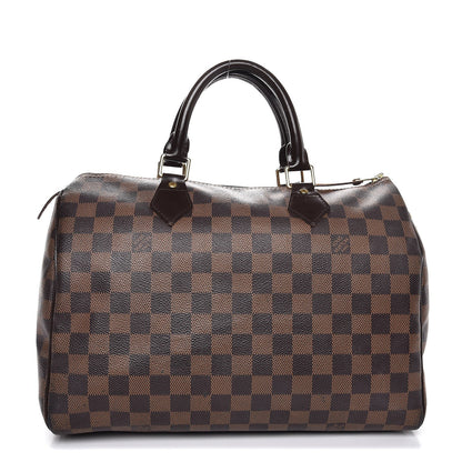 Louis Vuitton Damier Ebene Speedy 30 1 of 8