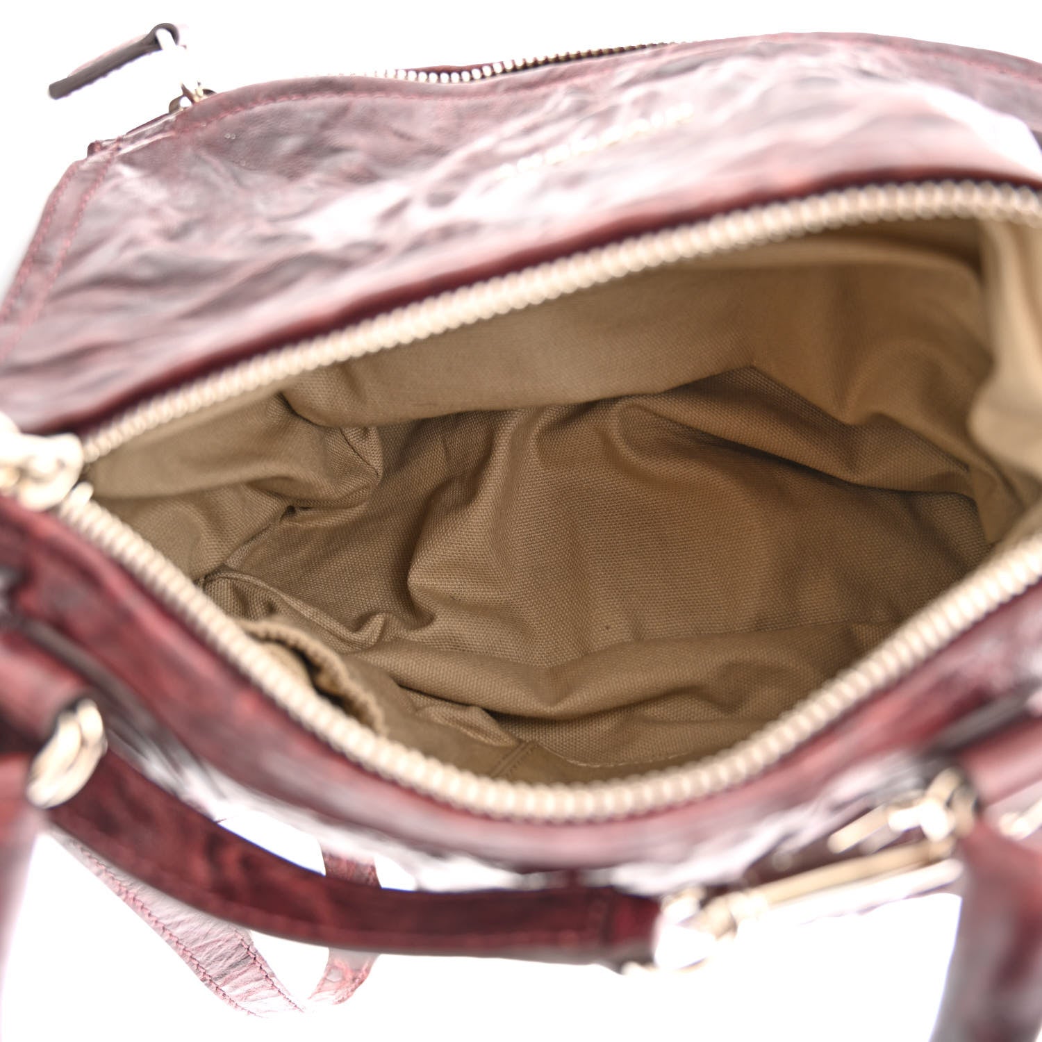 Givenchy Tumbled Sheepskin Small Pandora Oxblood 5 of 10