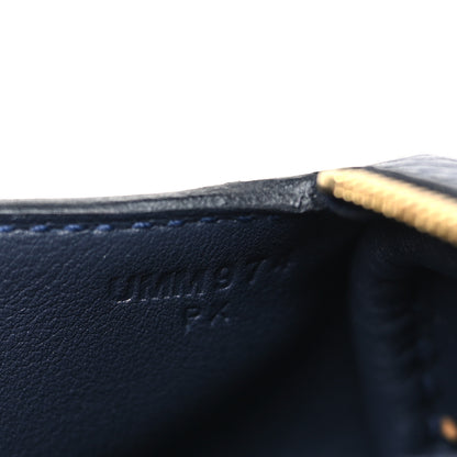 Hermes Taurillon Clemence Mini Lindy 20 Bleu Saphir 7 of 10