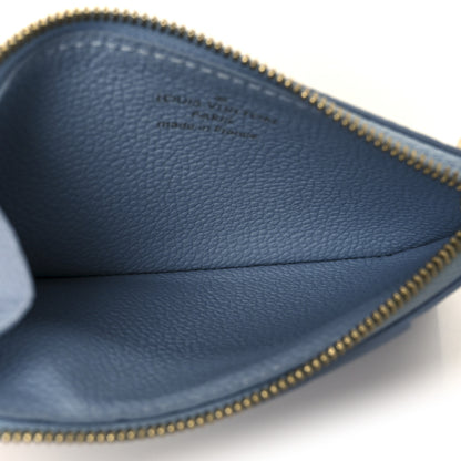 Louis Vuitton Empreinte Monogram Zipped Romy Card Holder Bleu Nuage 5 of 7