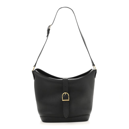 Celine Soft Grained Calfskin Medium Bucket Bag Black 1 of 13