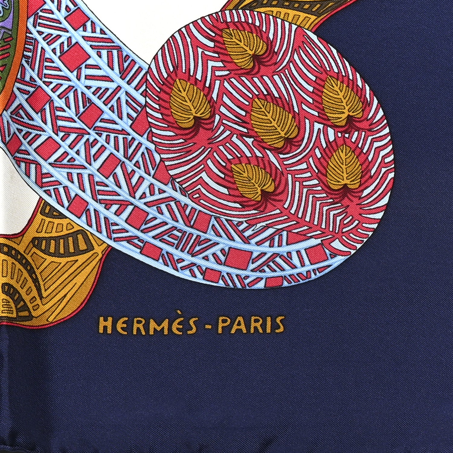 Hermes Silk Art Des Steppes Scarf 90 2 of 6