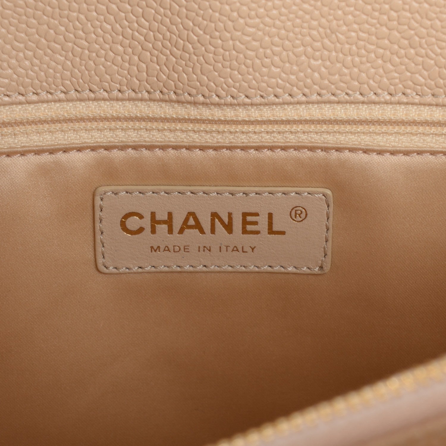 Chanel Caviar Quilted Grand Shopping Tote GST Beige 6 of 8