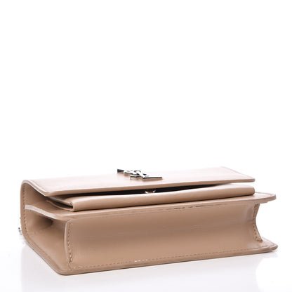 Saint Laurent Calfskin Monogram Sunset Chain Wallet Dark Beige 4 of 9
