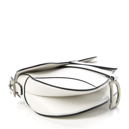 Christian Dior Smooth Calfskin Saddle Bag White 4 of 10