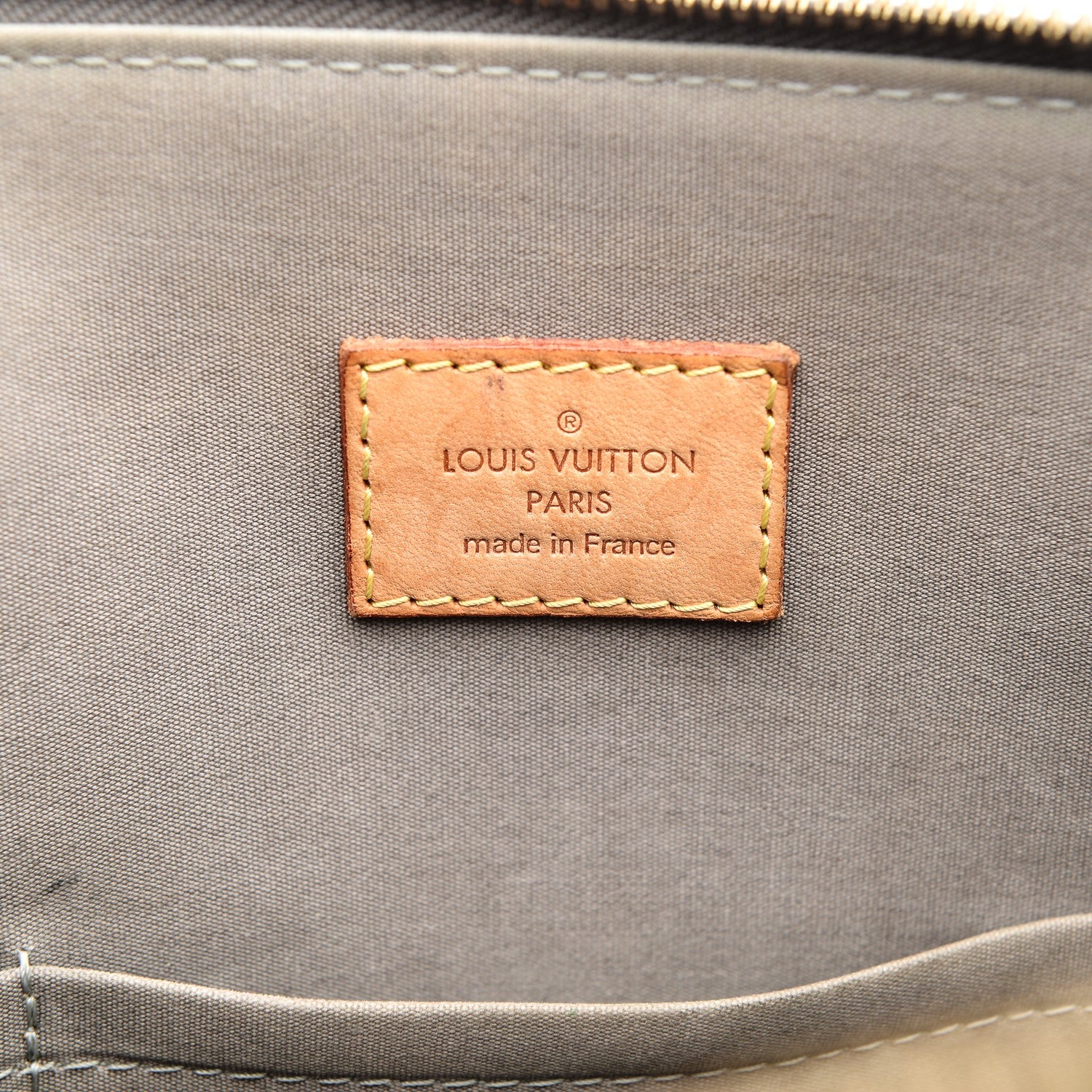 Louis Vuitton Vernis Alma GM Gris Art Deco 6 of 9