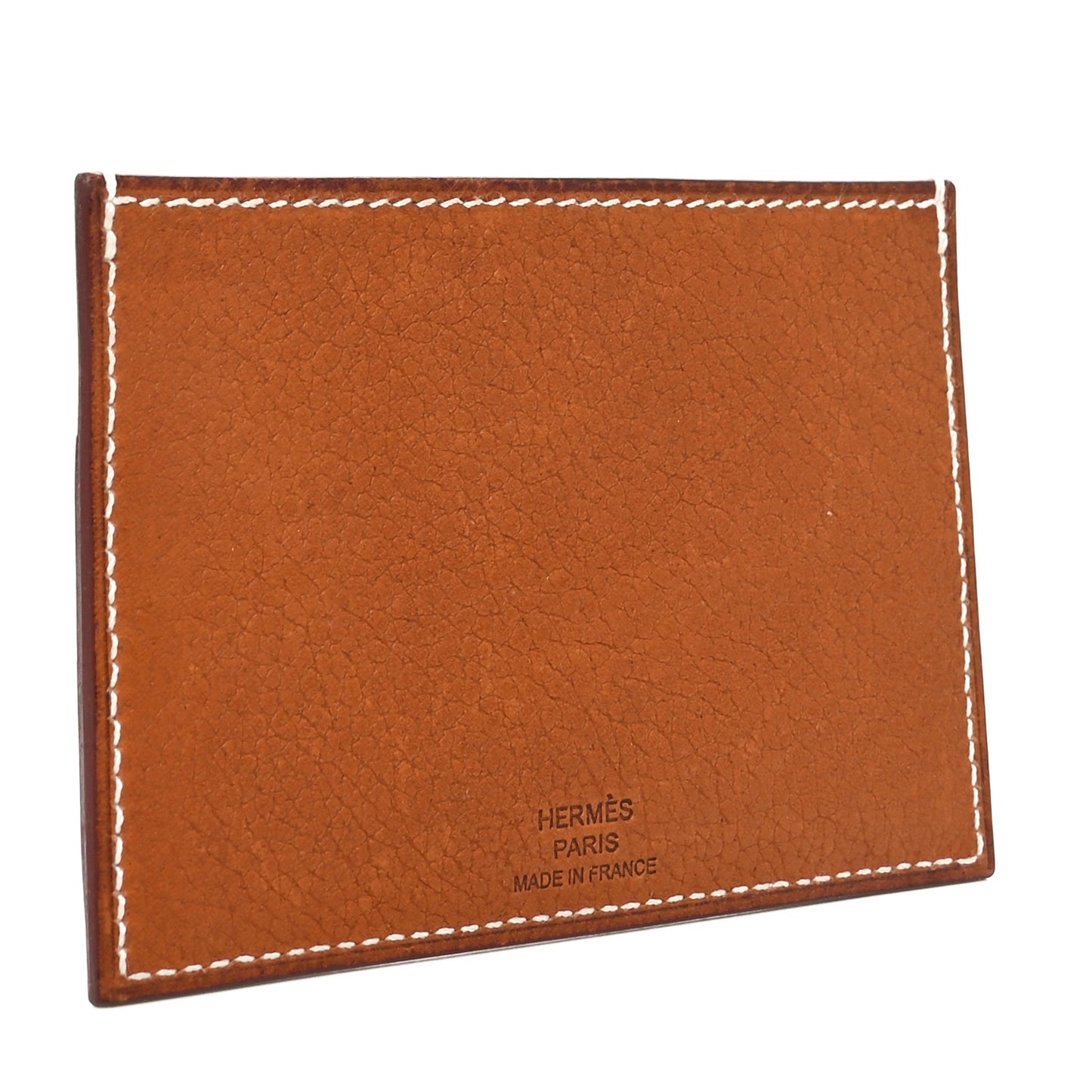 Barenia Faubourg Epsom Evercolor Les Petits Chevaux Card Holder Fauve Craie Beige De Weimar