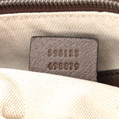Gucci GG Supreme Monogram Web Small Ophidia Half Moon Hobo Brown 7 of 11