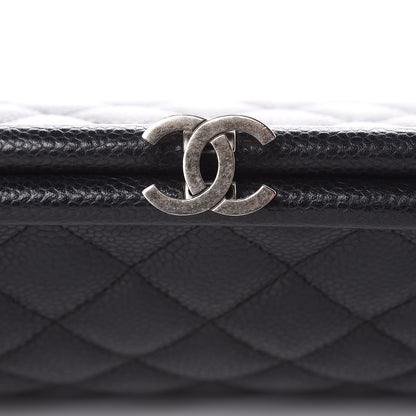 Chanel Caviar Quilted Timeless Clutch Black 10 of 10