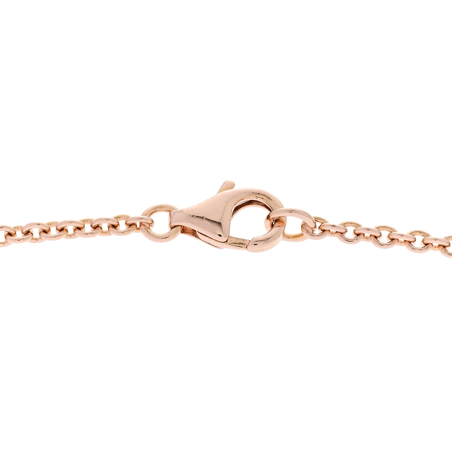 Cartier 18K Pink Gold Interlocking LOVE Necklace 4 of 7