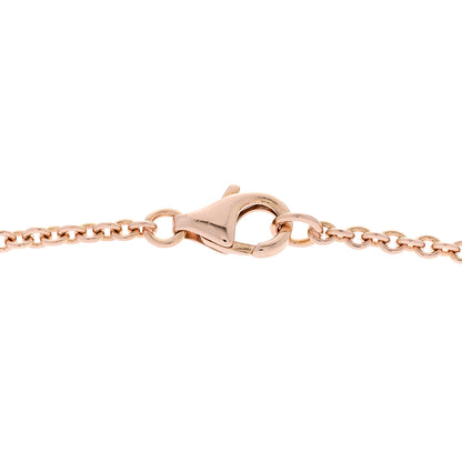 Cartier 18K Pink Gold Interlocking LOVE Necklace 4 of 7