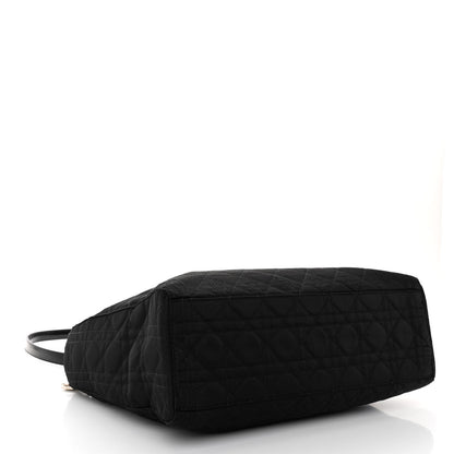 Christian Dior Nylon Cannage Medium Lady Dior Black 4 of 10