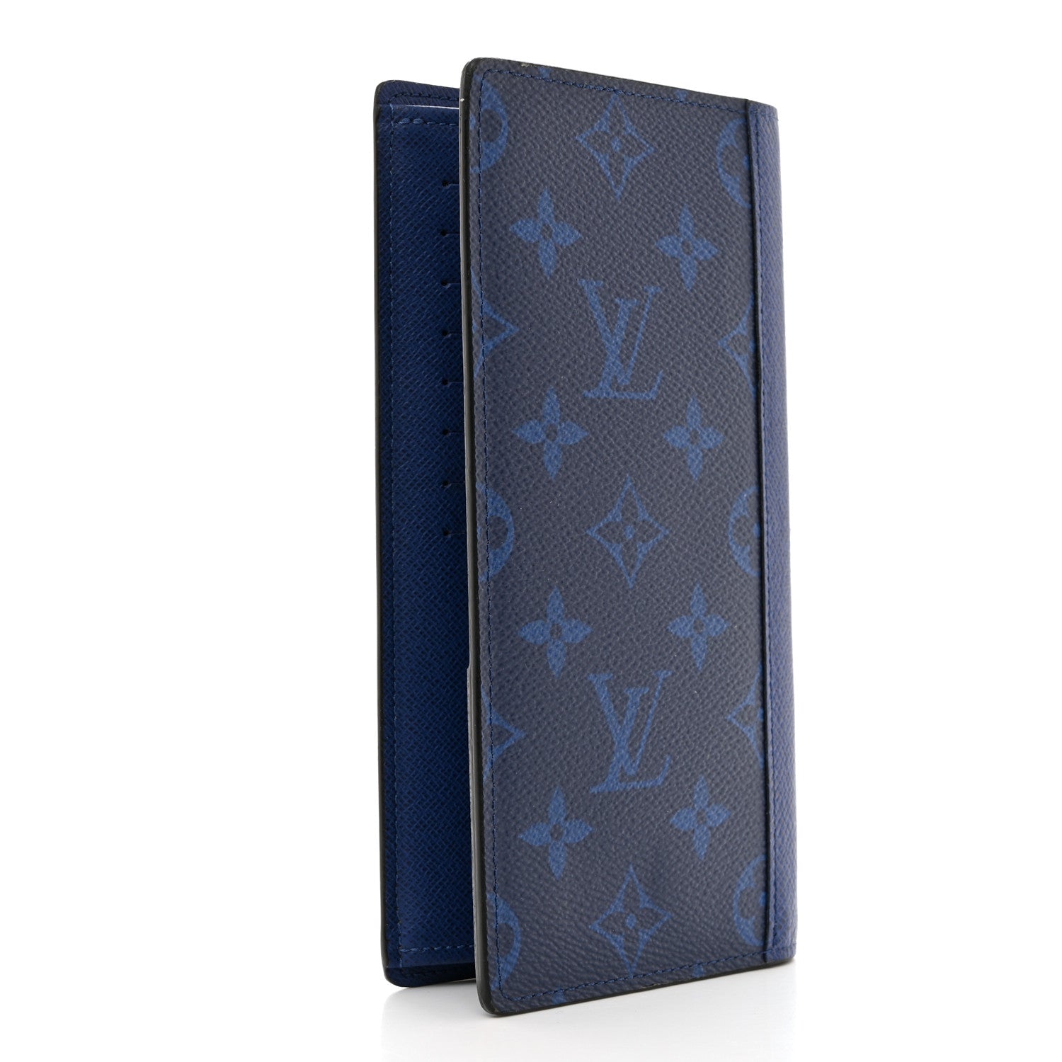 Louis Vuitton Taigarama Brazza Wallet NM Cobalt 3 of 6