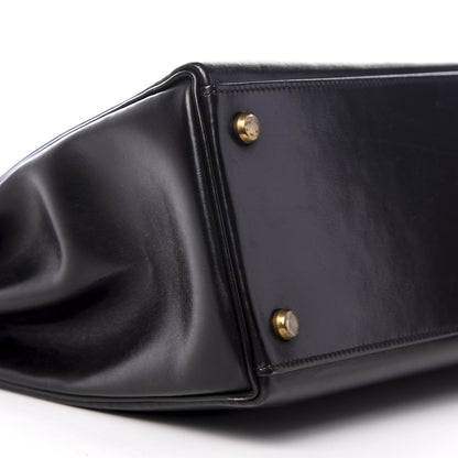 Hermes Box Kelly Retourne 28 Black 6 of 8