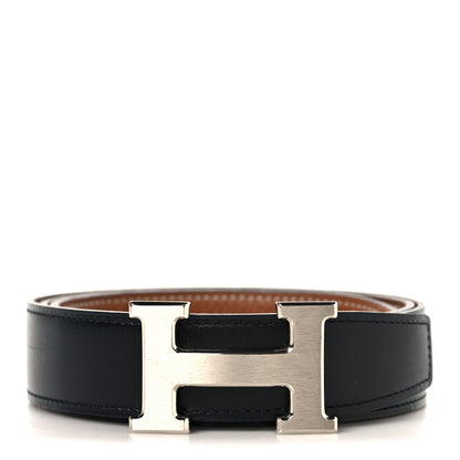 Hermes Box Togo 32mm H Belt 90 36 Black Gold 1 of 5