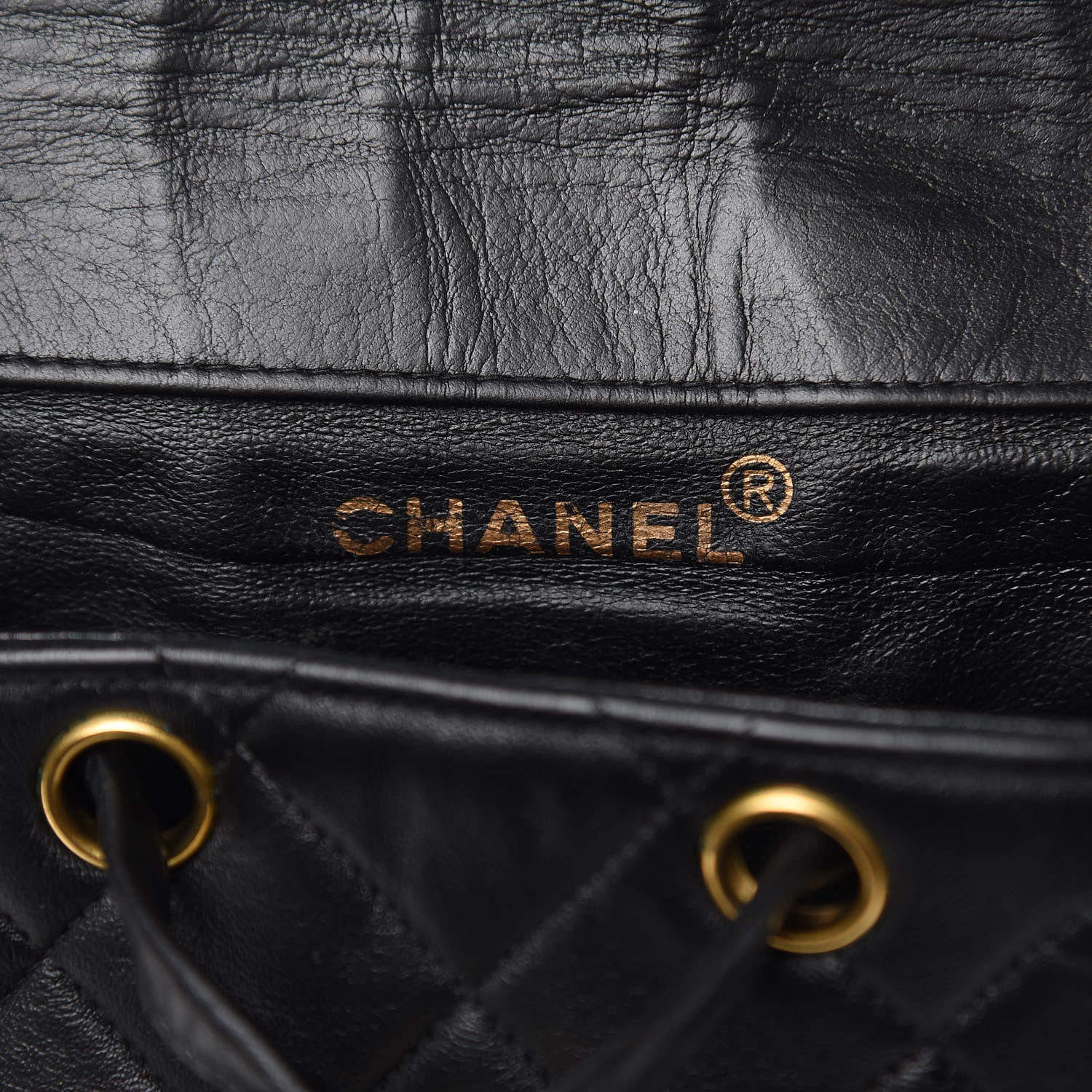 Chanel Lambskin Quilted CC Chain Backpack Black 6 of 13